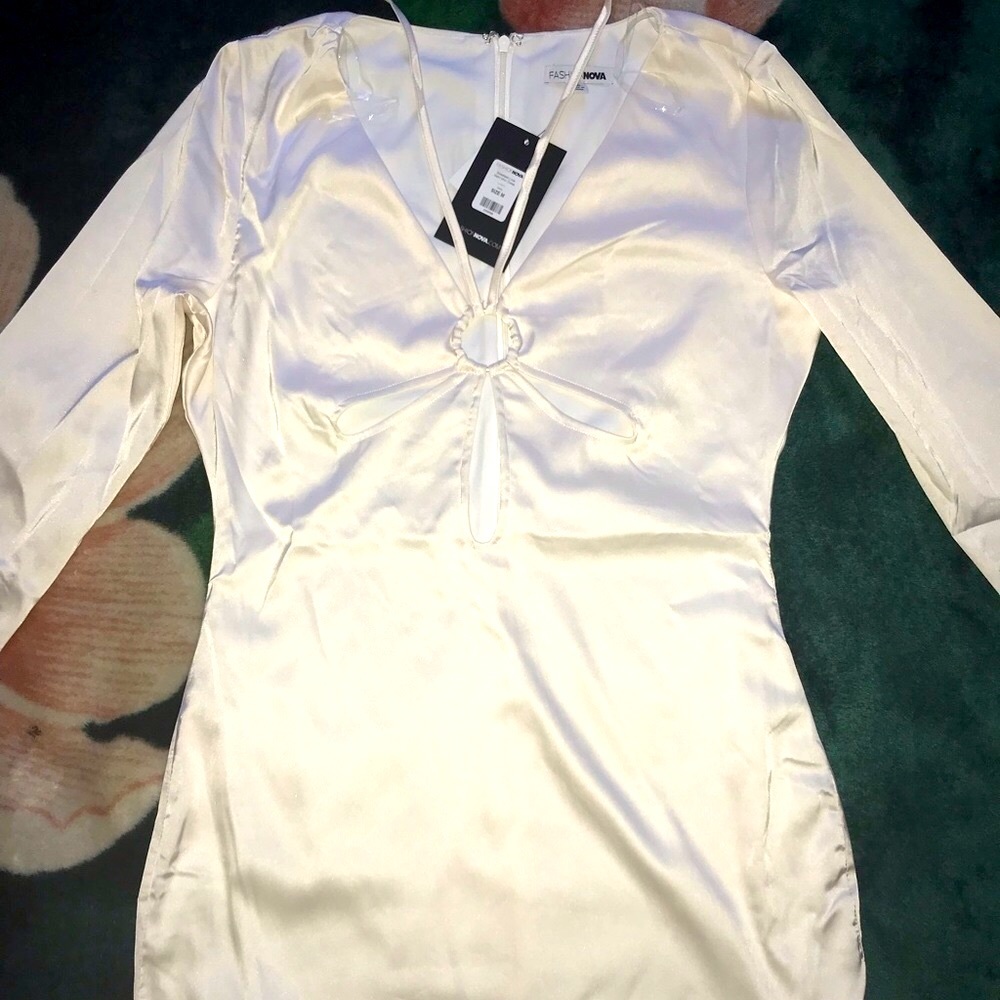 Ivory Mini Dress